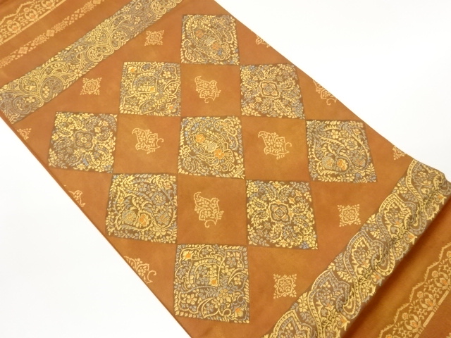 JAPANESE FUKURO OBI / WOVEN RHOMBUS